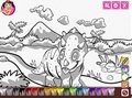 Раскраски динозавров