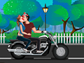 Поцелуй на мотоцикле